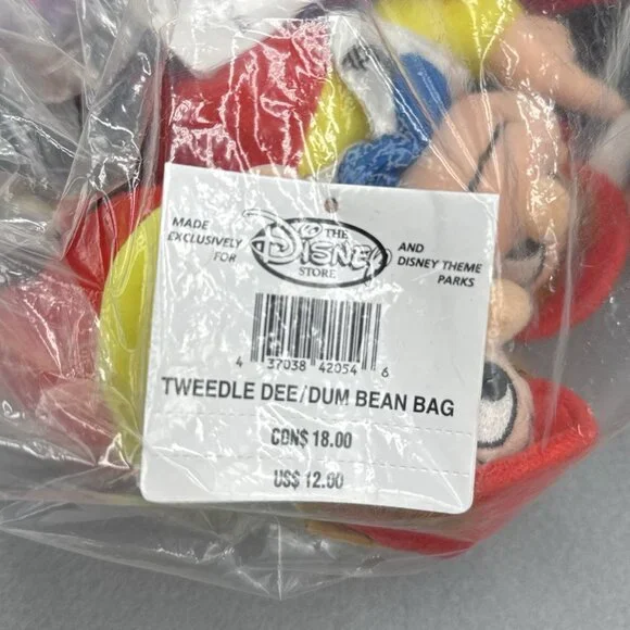 Alice In Wonderland Disney Store Tweedle Dee Dum Mad Hatter Cheshire Queen Set 4